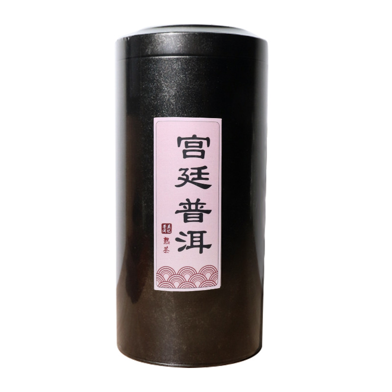 具忆宫廷普洱熟茶散茶一口料350g罐装勐海茶区陈香足滋味浓送礼