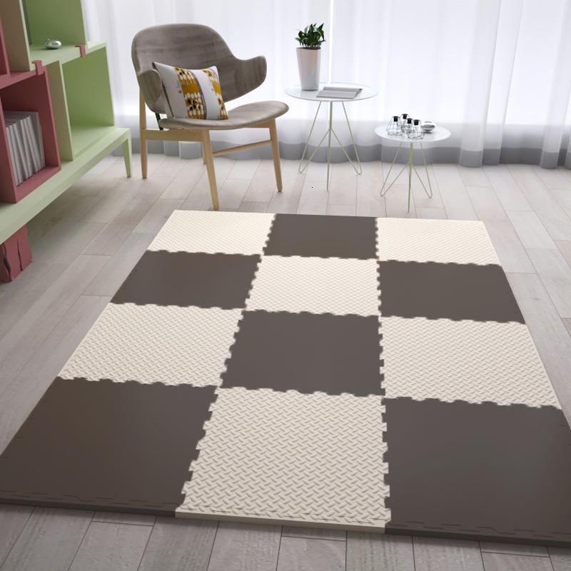 闪电客泡沫地垫拼接家用垫子拼图爬行垫儿童爬爬垫加厚卧室地板垫泡沫