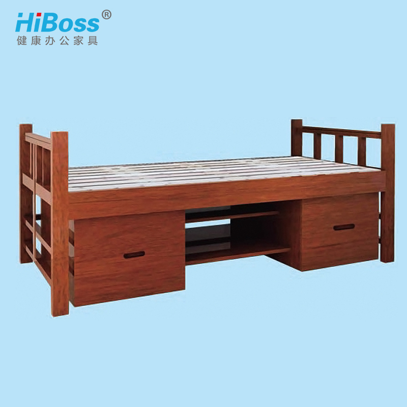 HiBoss学生宿舍床木床高低床员工床高架子床