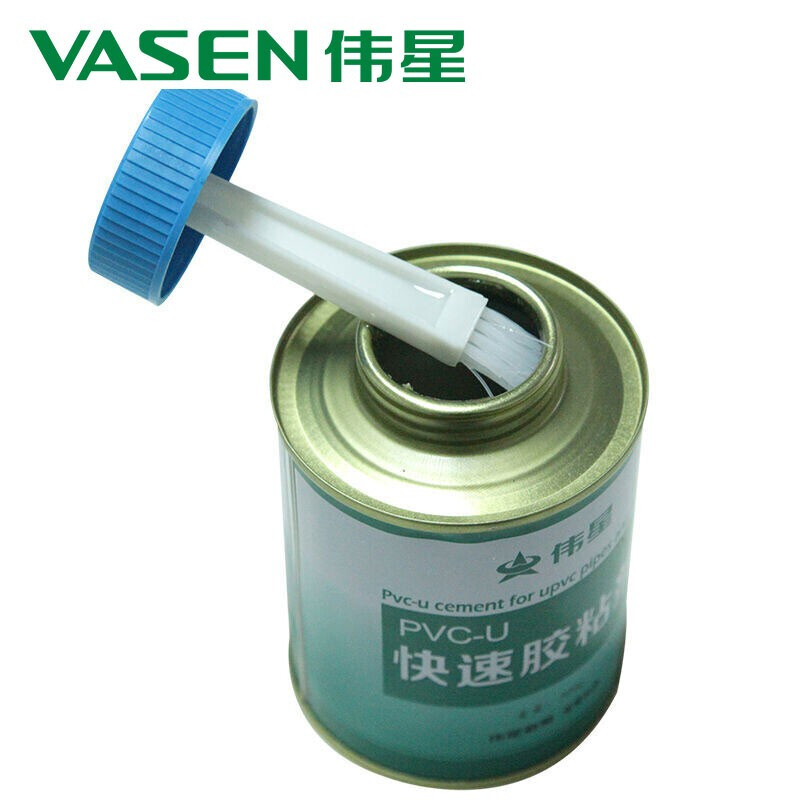 伟星pvc快速胶粘剂 pvc管件管材胶水500g 10瓶/箱