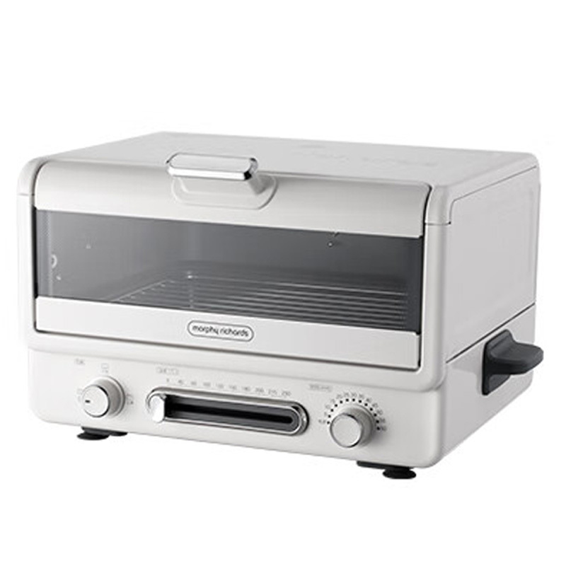 摩飞电烤箱12L小型烘焙煎烤一体台式烧烤机椰奶白MR8800高清大图