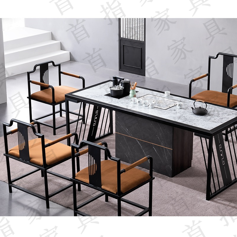 首指（SZ）新中式茶桌椅/茶台/WG-2187-2高清大图