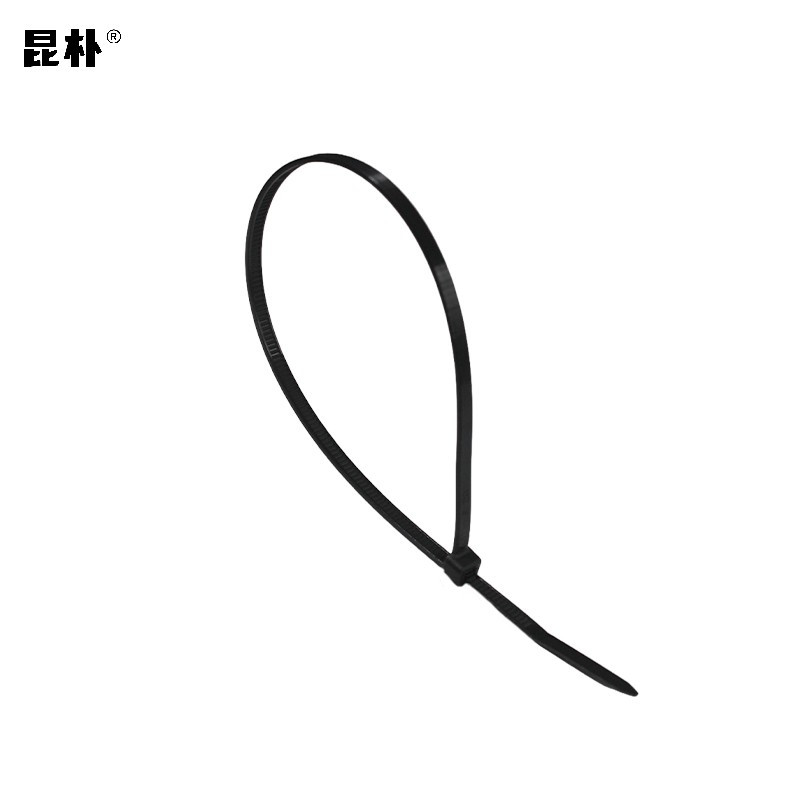 昆朴 国标PA6黑色尼龙自锁扎带 10*550mm G15 根