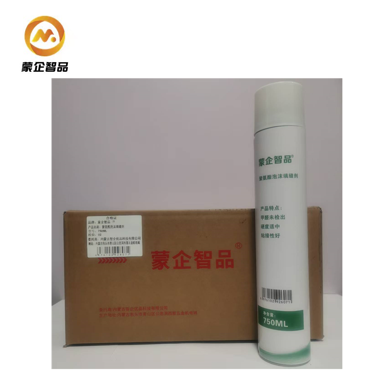 蒙企智品聚氨酯泡沫填缝剂750ML 桶高清大图