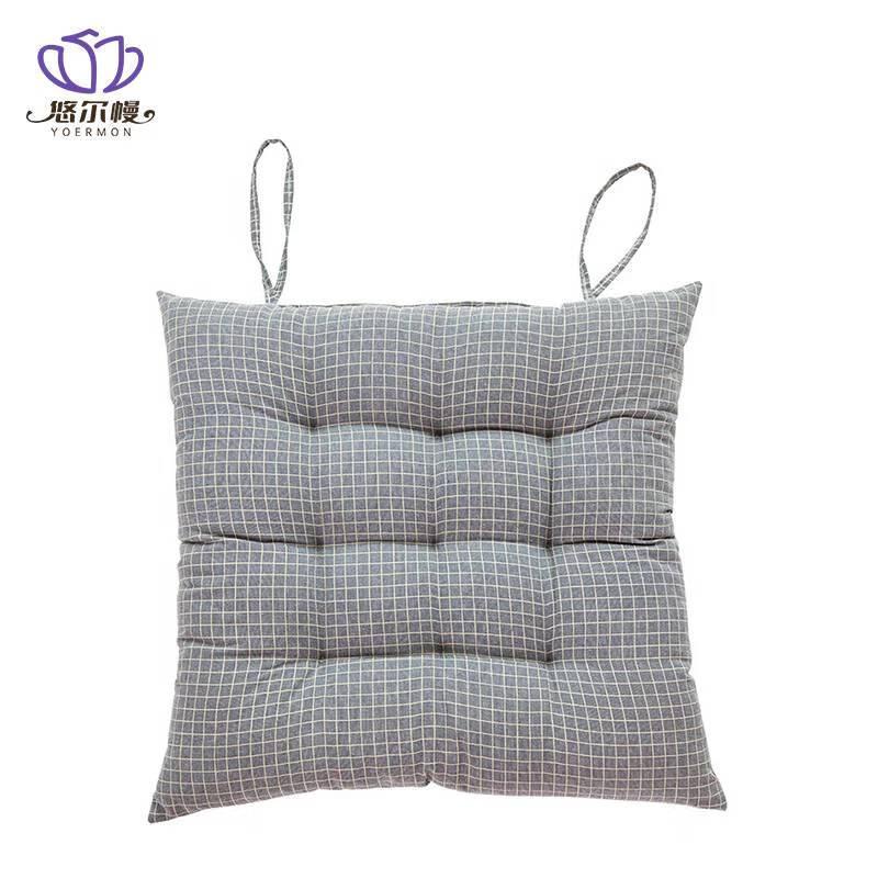 悠尔幔 坐垫 日系格子 40*40cm/个