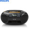 飞利浦(PHILIPS)AZ329 音响 CD播放机 收录机 学习机 磁带机 胎教机 USB播放 SD插卡便携收音机