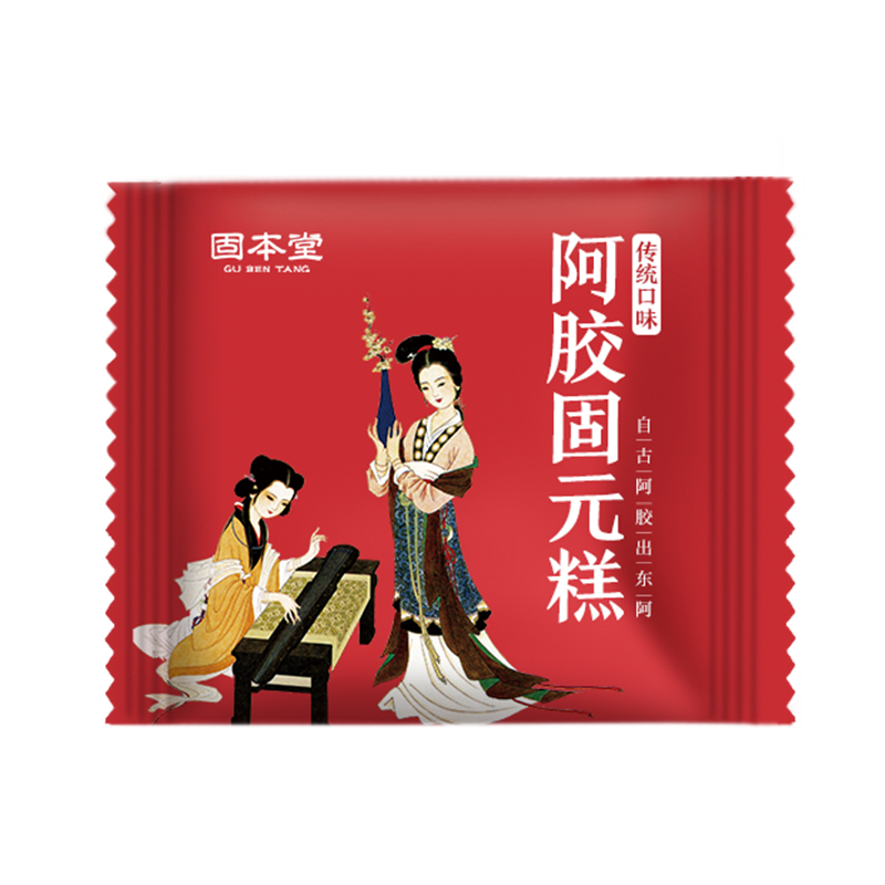 固本堂阿胶固元糕500g礼盒送礼即食阿胶膏ejiao阿胶糕阿胶固元膏高清大图