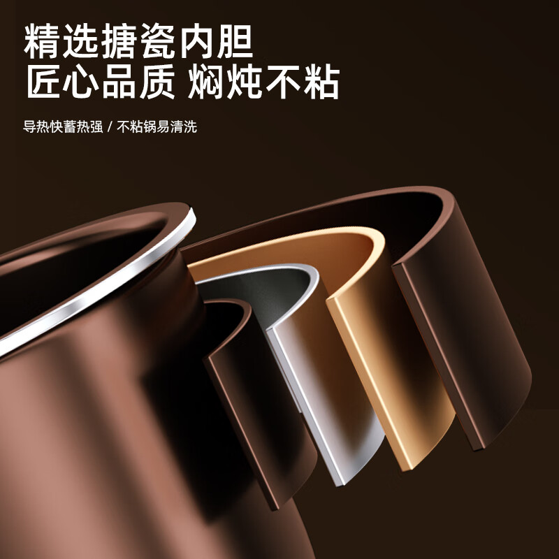 龙的(longde)电压力锅 5升双胆家用电高压锅 自动智能预约煲汤炖肉煮饭电饭煲 LD-YL5016A高清大图