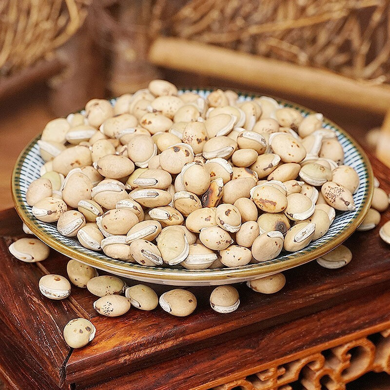 中药抓方联系客服炒白扁豆500克药房直发精选好货药典标准中药抓药