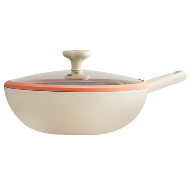 苏泊尔炒锅26cm火红点感温煎炒锅多功能不粘锅EC26ADP01高清大图