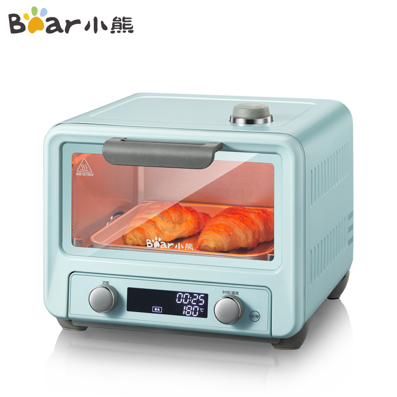 小熊(Bear)电烤箱 DKX-A15P1 家用多功能微电脑菜单智能定时烘焙烤箱蛋糕披萨电烤箱苏宁自营高清大图
