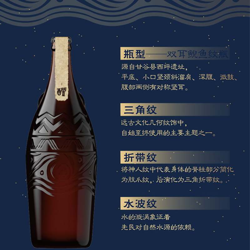雪花啤酒(Snowbeer)醴18.8度999ml*2瓶礼盒装 天坛版·天人合一高清大图