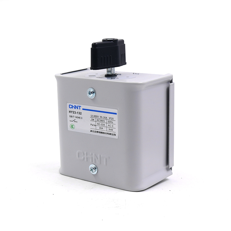 正泰倒顺开关手柄hy23132三相电380v电机30a和面机正反转搅拌机