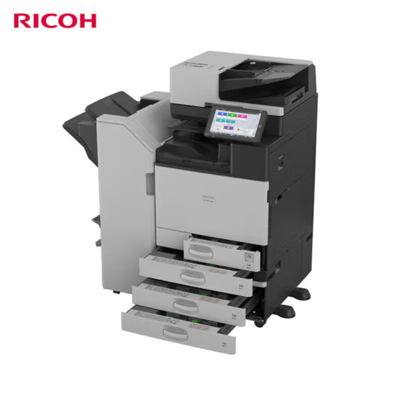 理光 IM C4510e3 A3彩色激光数码复合机 主机+输稿器+四纸盒+3000页鞍式装订器 GFKJDX高清大图