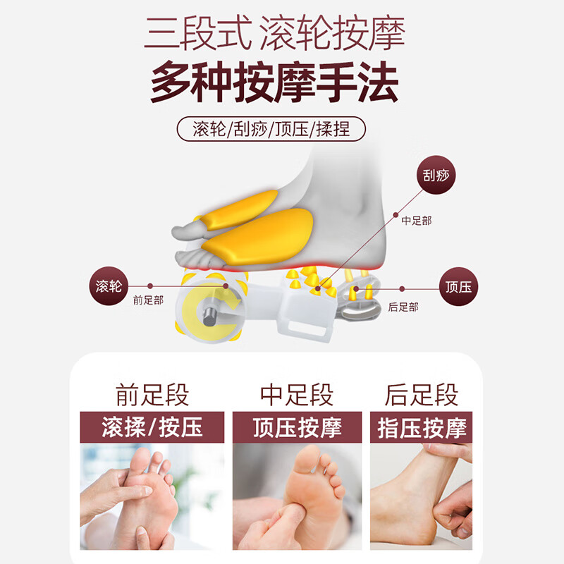 松下(Panasonic) 足疗机 DA80 足底按摩器足部脚部多功能按摩器 香槟金高清大图