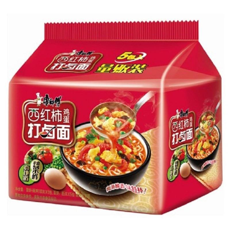 康师傅经典西红柿打卤面102g*5