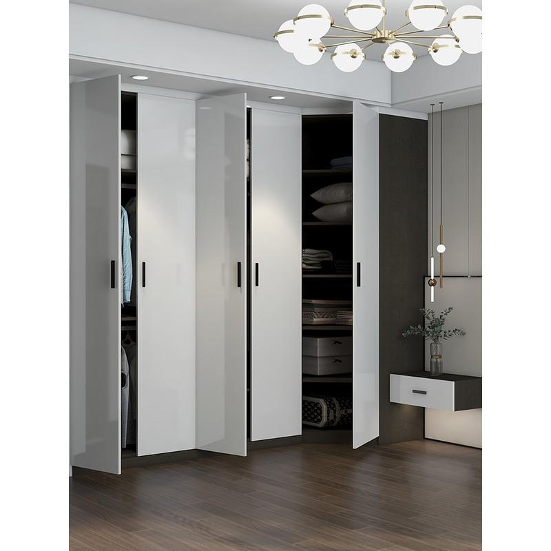 香雅庭家居全屋定制主卧室衣柜定做异形设计钻石型转角衣帽间