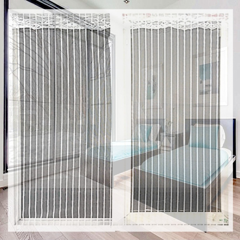 闪电客窗sdk612743699382 磁性简易自粘式窗户防蚊网纱窗纱网 魔术贴磁铁吸铁窗纱卧室可拆卸 磁性 白色条纹120x150cm 价格图片品牌报价 苏宁易购剑轩阁五金工具专营店