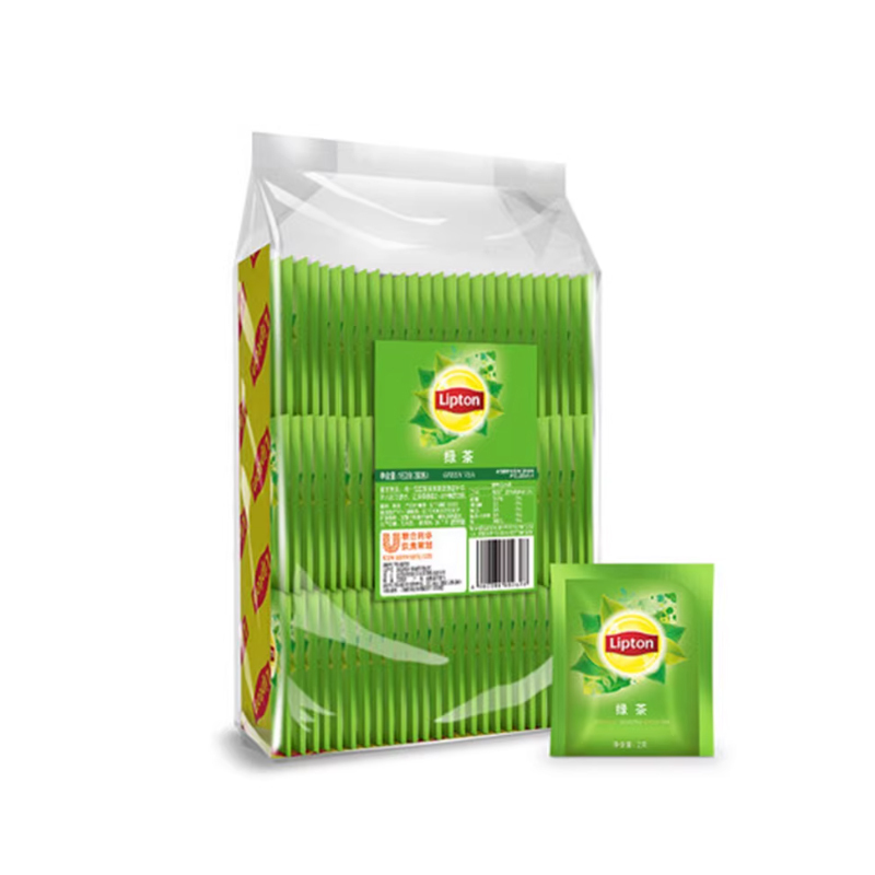 苏宁 上企优品 立顿独立小包绿茶 单位/袋 A80酒店客房专用茶包2*80袋 起订5袋 偏远地区不发货