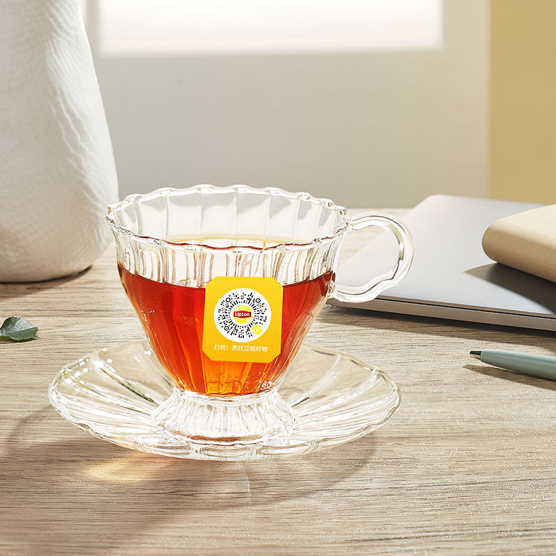 立顿(Lipton)红茶叶奶茶原料黄牌精选经典办公室下午茶袋泡茶包 2g*100包