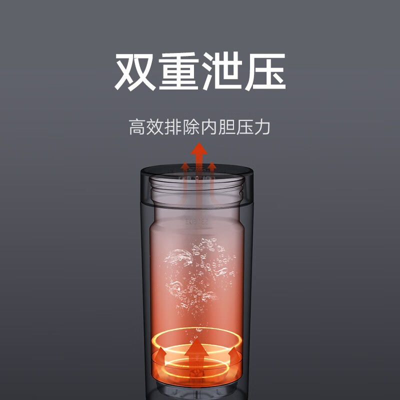 米家小米便携电热杯2 便携式烧水壶 出差随行烧水杯 旅行电热水壶 迷你保温电热水杯 316不锈钢 0.35L 米家