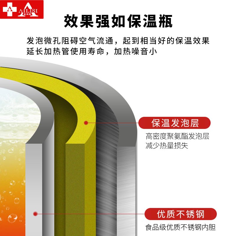 埃利斯AILISI 商用开水机开水器烧水机电热工厂开水炉公司用饮水机热水机热水箱AG-30-F