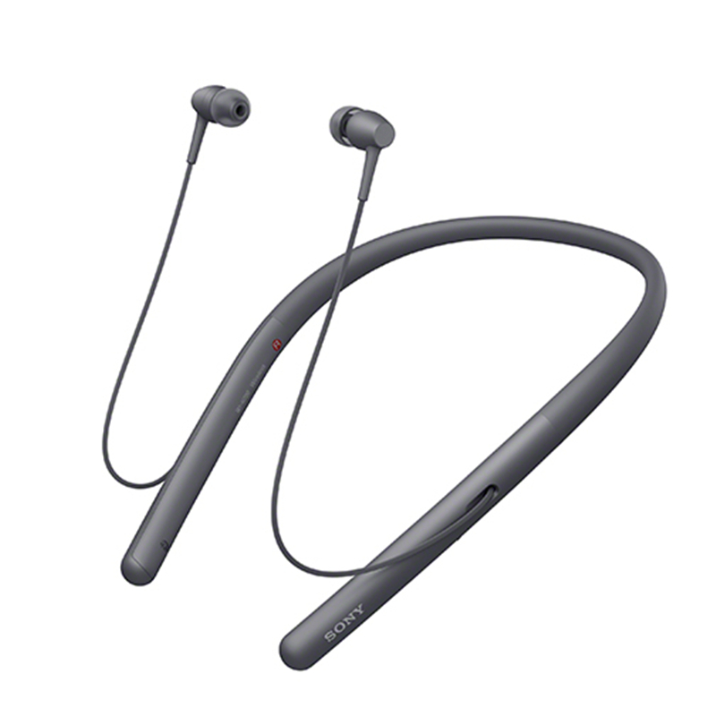索尼(SONY)WI-H700 (灰黑色)颈挂式无线立体声蓝牙耳机 贴心磁扣 来电震动提醒