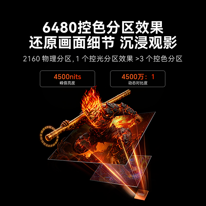 创维电视机 壁纸电视 100A8H 100英寸大电视 SQD-Mini LED 2160分区 一级能效 百吋不反光电视高清大图