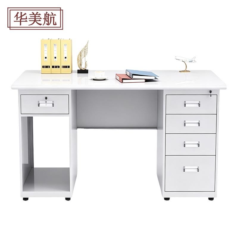 华美航 办公桌 120*60*75cm 张高清大图
