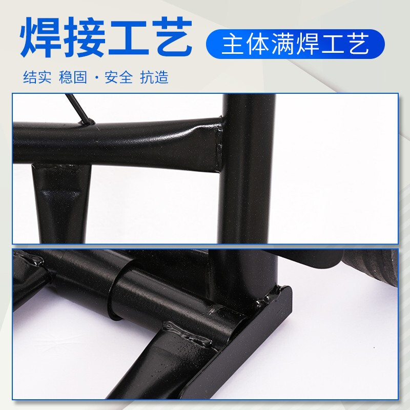 阿斯卡利(ASCARI)载重王折叠行李车手拉车便携购物车拉货车拉杆车拖车手推车小拉车 载重王黑色铁充气轮板+送3绳