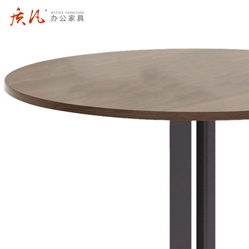 质凡会议桌简约现代 接待会议洽谈桌小圆桌