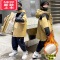 可莉允中大男童秋冬装派克棉服2022新款儿童洋气男孩加绒夹棉衣厚外套潮