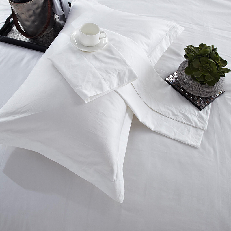 洛菲源 60S*60S提花枕套 星级酒店宾馆招待所常用白枕套55*85cm条高清大图