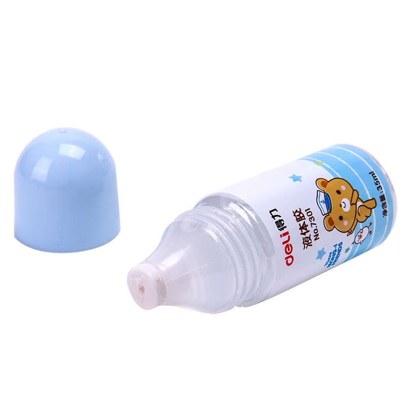 得力(deli) 7301 液体胶水 35ml 颜色随机 单位:瓶