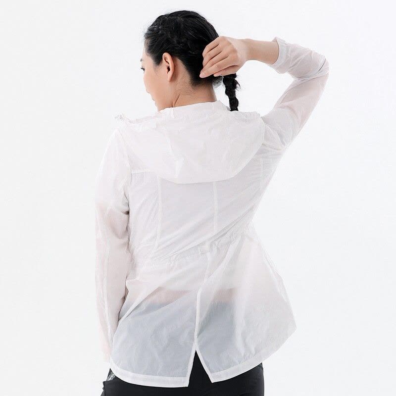 探路者皮肤衣女户外防晒衣女 防紫外线户外风衣防晒服后背开叉超轻高透湿超薄透气女士运动速干风衣外套图片