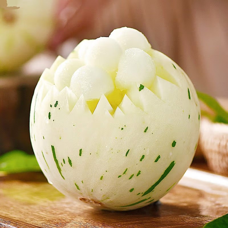 苏鲜生山东蜜露流星甜瓜5斤装2个蜜瓜香瓜当季甜瓜新鲜水果西沛