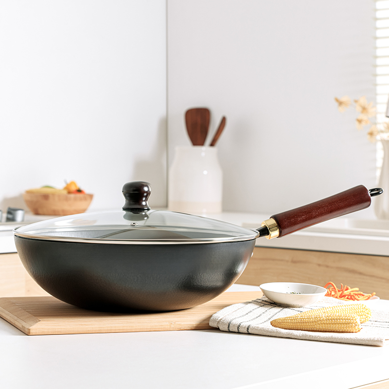 WORLD KITCHEN 零涂层系列中式锅具三件组WK-GJ03J99C-JY/KZ高清大图