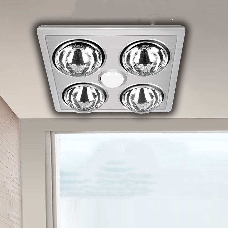 如华福禄传统浴霸灯暖排气扇照明一体灯卫生间老式吊顶灯泡壁挂式取暖