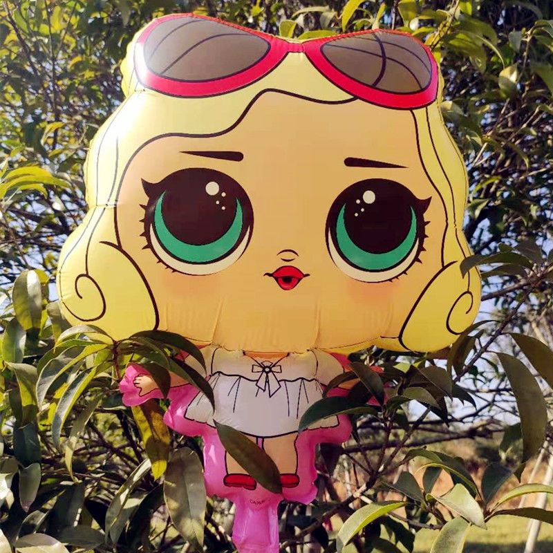 新款卡通动物氢气球气球飘空气球地摊杆子气球小孩看眼玩具批发