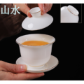 山水(SANSUI) 中国白瓷茶杯羊脂玉茶具高档轻奢办公室会客