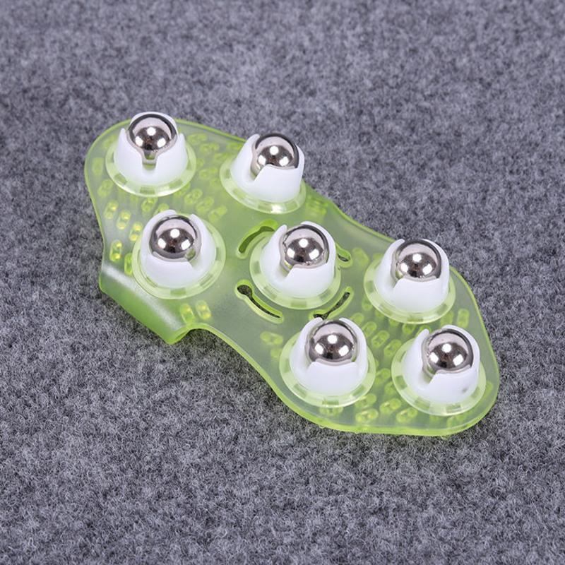 七龙珠钢珠按摩器滚珠按摩柔腹瘦腿神器按摩刷达贺七珠按摩器瘦腿