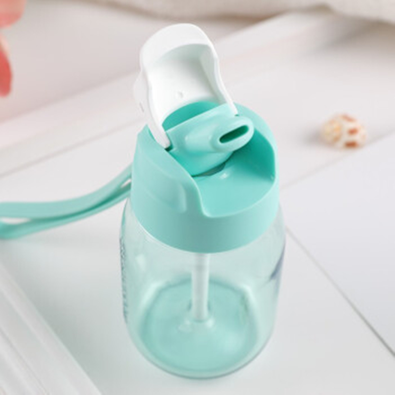 特百惠(Tupperware)嘟嘟CC企鹅杯350ml 便携防漏塑料水杯 创意学生儿童水杯(可选不带吸管)