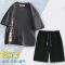 森马集团旗下GleMall新款潮男夏天短袖t恤男休闲宽松短袖套装男