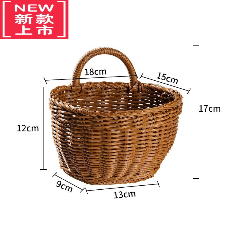 可莉允日式大蒜生姜果蔬收纳挂袋厨房手提买菜袋装洋葱大号杂物网兜袋子