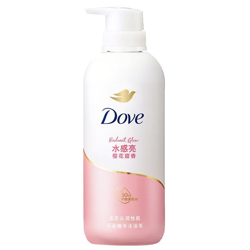 多芬(DOVE) 樱花甜香水感亮沐浴乳500g