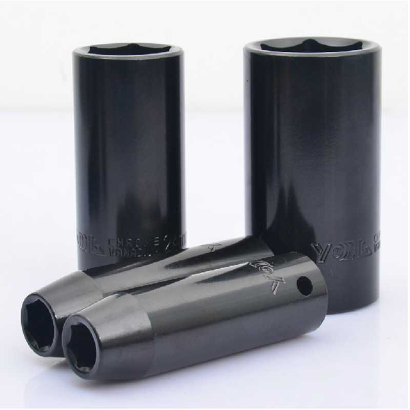 华丰巨箭 12.5MM(1/2”)欧式汽动长套筒(六角)HF-226132