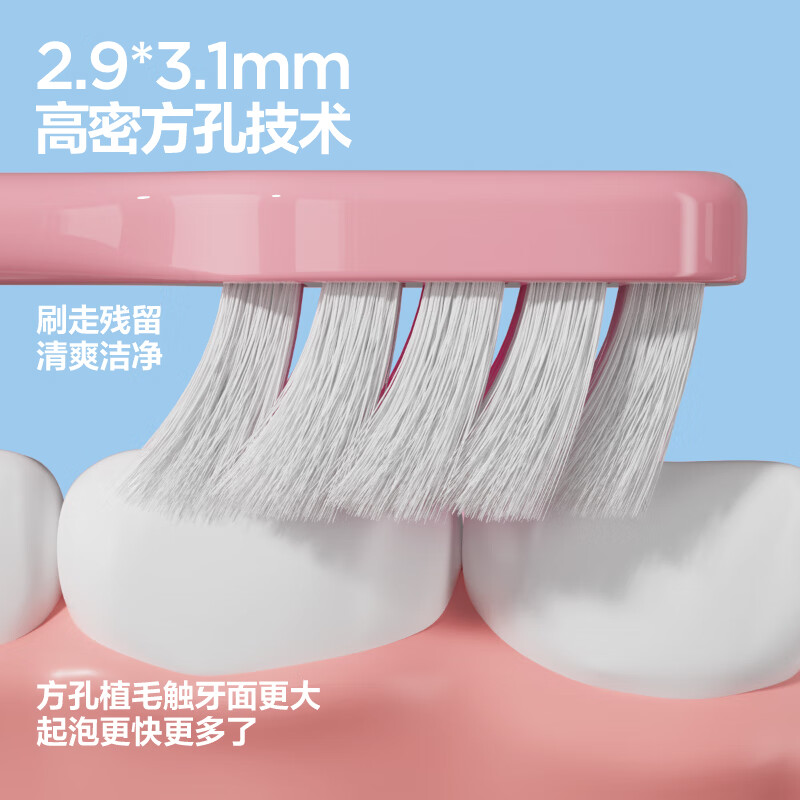 参半绒感净护牙刷(双支装) CP-GJ-SDS-0107高清大图