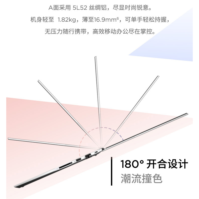 ThinkPad联想ThinkBook 14 2023 英特尔酷睿i5 轻薄笔记本电脑(13代标压i5-13500H/32G/1T固态/16:10 2.2K高分屏)