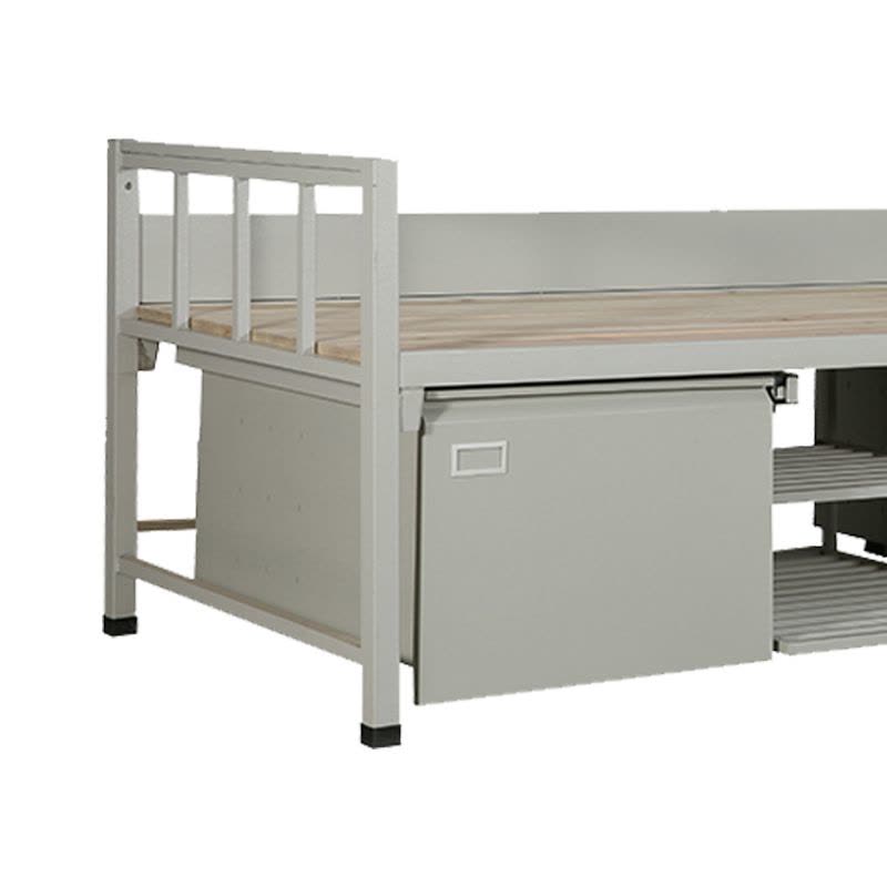 洛苏通盛钢制单人床含柜常规款图片