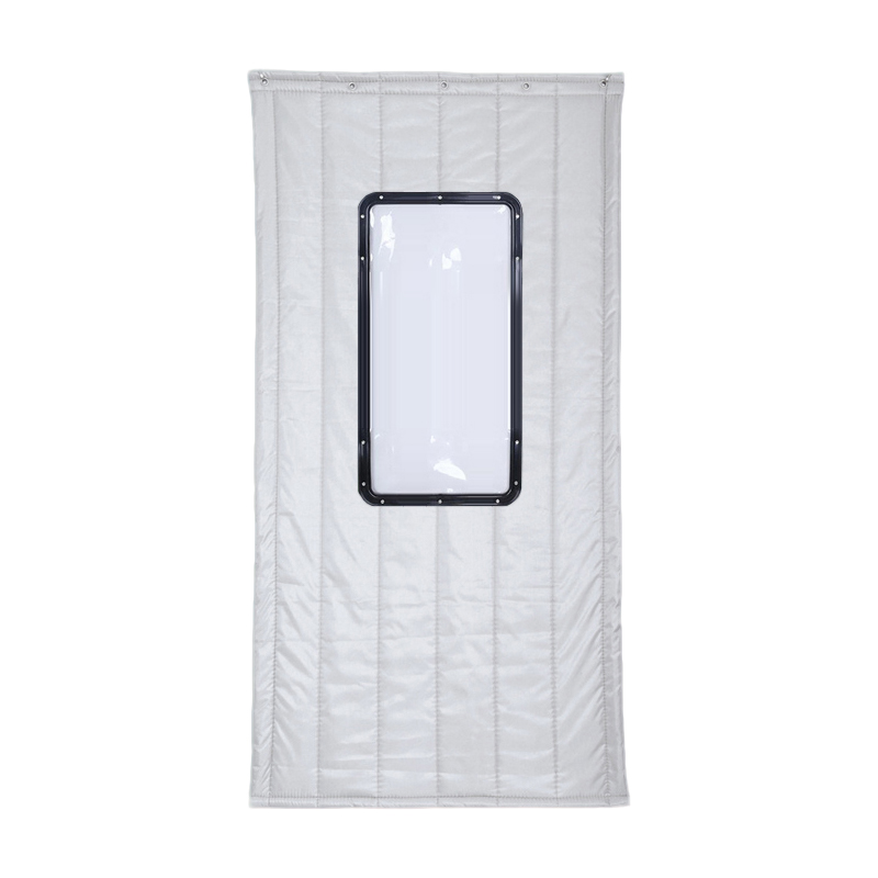 天空桥 棉门帘 MML-256银灰色40*80cm四层棉 平方米高清大图